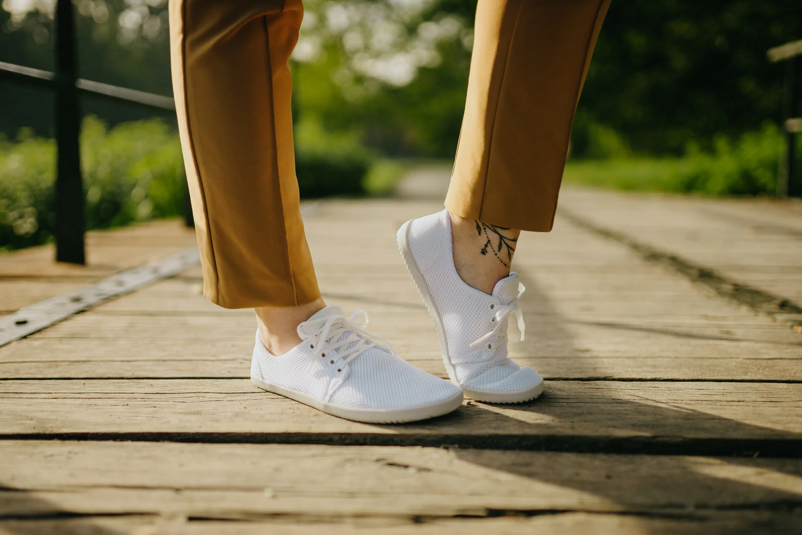 Кроссовки Ahinsa AirNet Barefoot — белый, фото 4