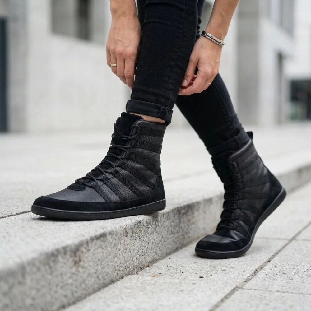 Кроссовки для женщин и мужчин ZAQQ SPARQ High Black (чёрный цвет), фото 9