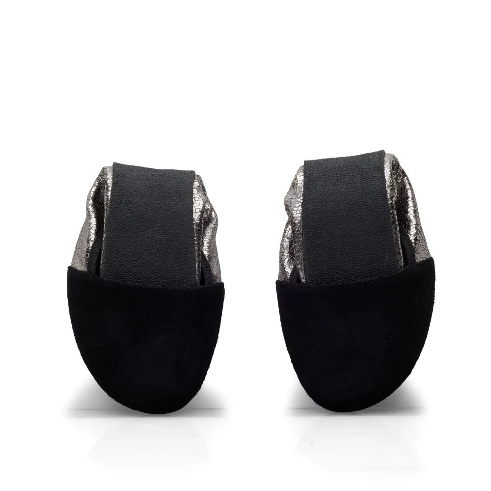 Женские балетки ZAQQ TWIST Derby Black (чёрный цвет), фото 2