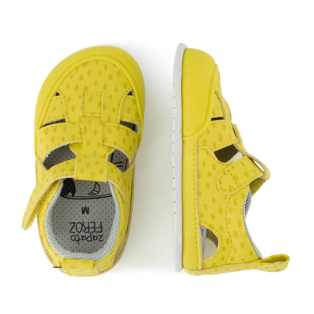 Детская обувь Zapato Feroz «Irta Feroz SS25» — жёлтый, дизайн «Ulises», фото 3
