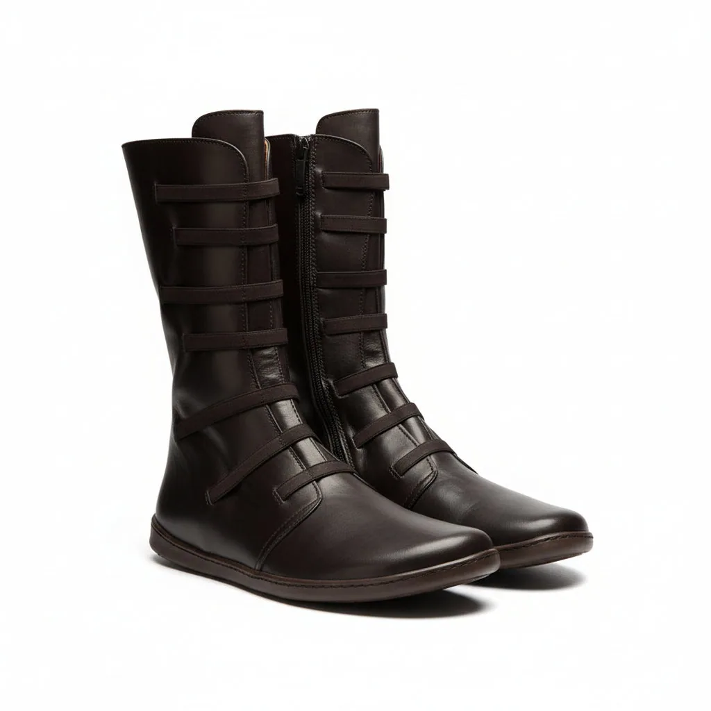 Женские ботинки ZAQQ ATTRAQT Stretch Nappa Brown (коричневый цвет)