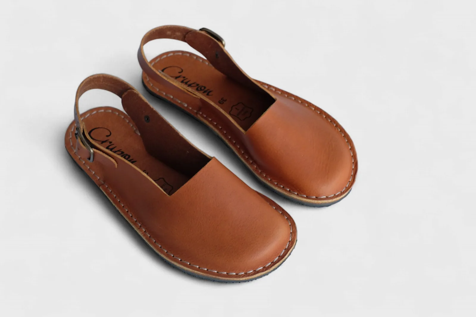 Босоногие сандалии Crupon Olive — янтарный, фото 7