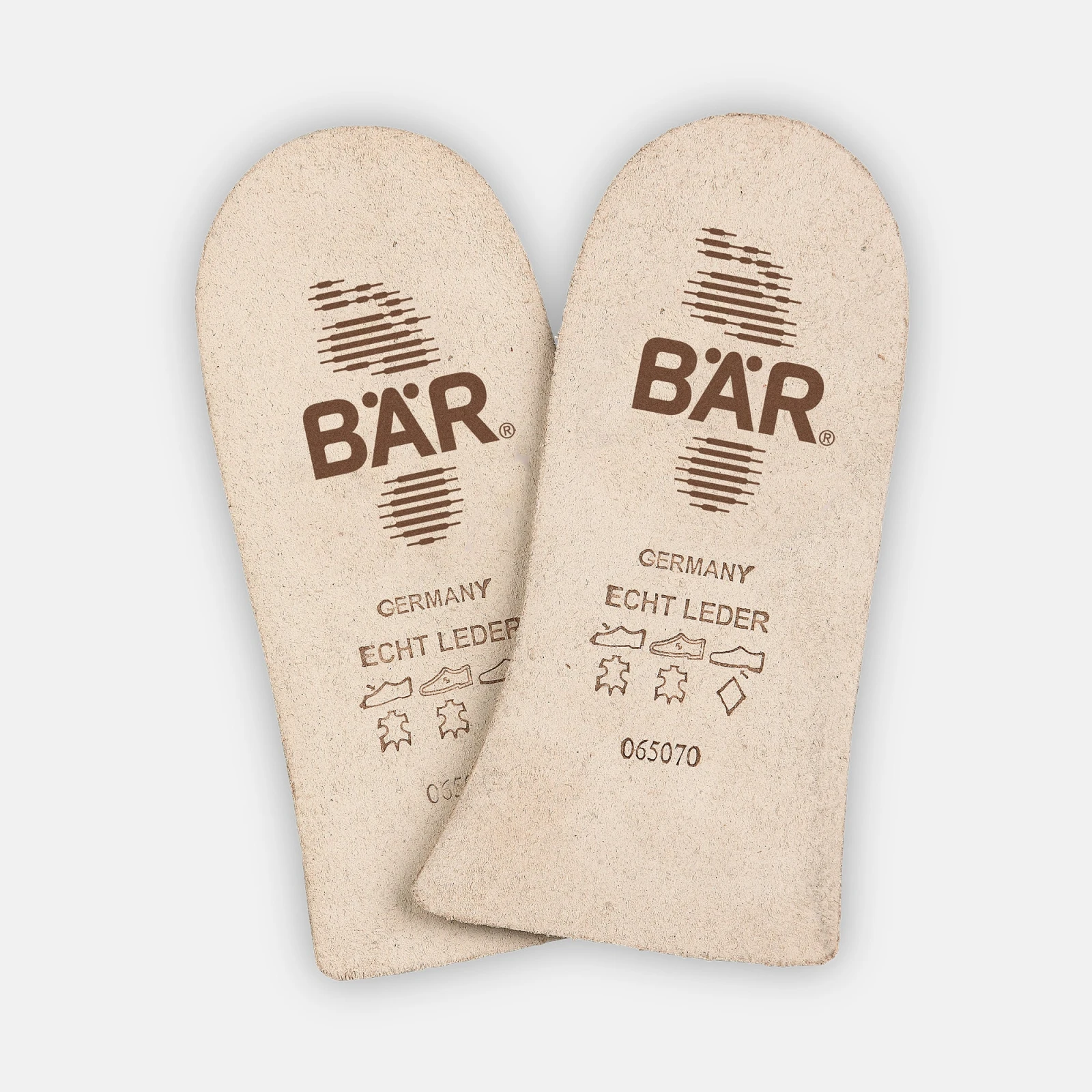 Полустельки BÄR Heel Half Insole 4 мм Slim DA — натуральный, фото 2