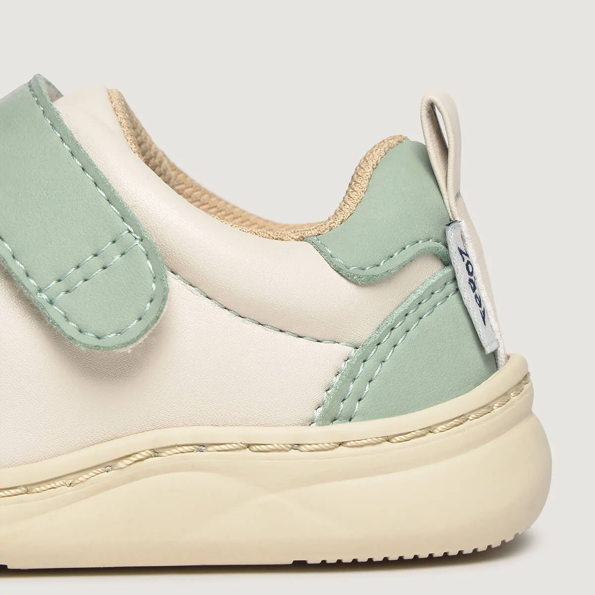 Детская обувь Zapato Feroz «Olocau Rocker» — бежевый и мятный, фото 3