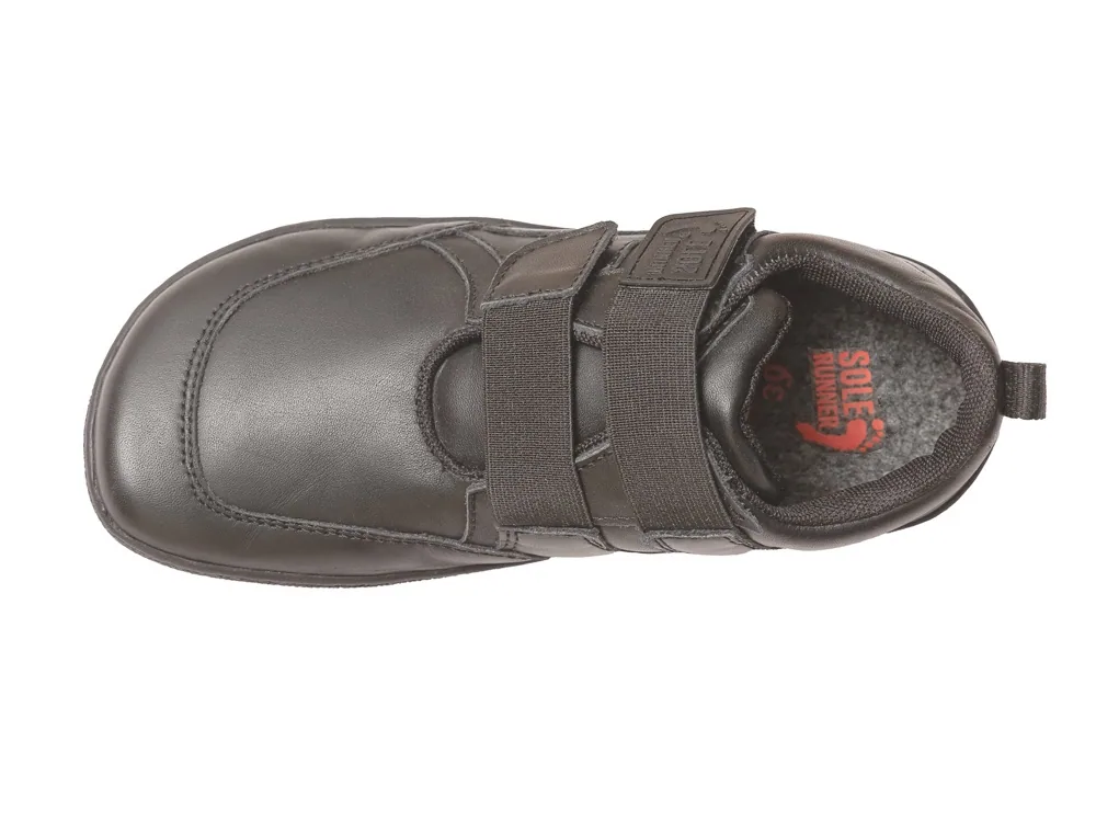 Детские полуботинки Sole Runner Puck 2 из чёрной кожи, фото 3