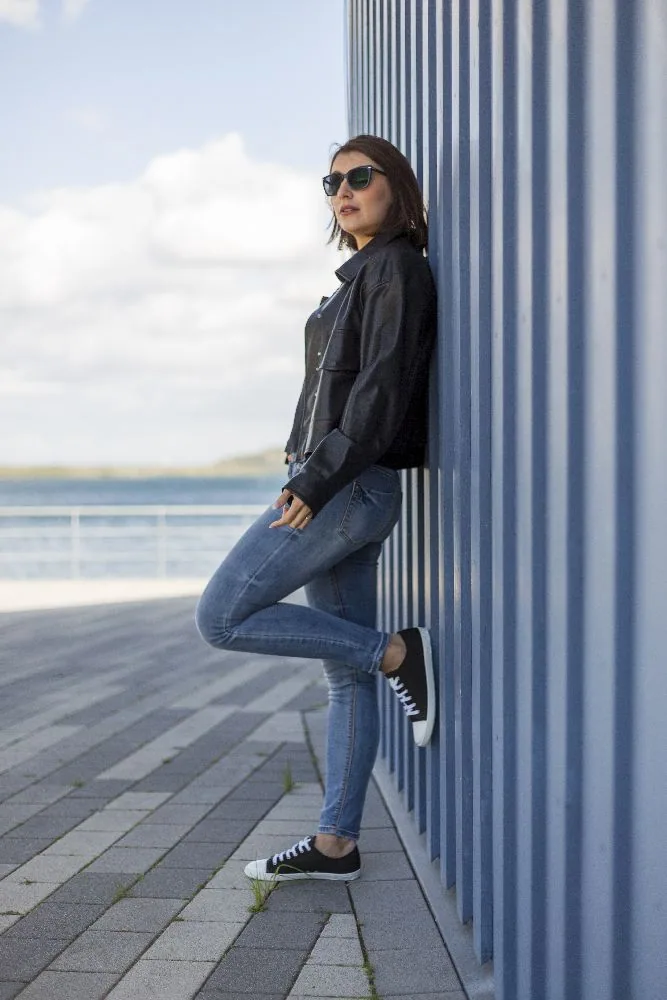 Женские кроссовки ZAQQ CHUQQS Low Black (чёрные), фото 9