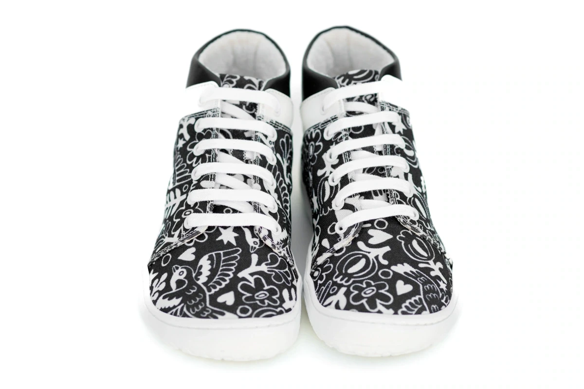 Босоногие ботинки Sambas the bambas Original Luna — чёрно-белые, фото 3