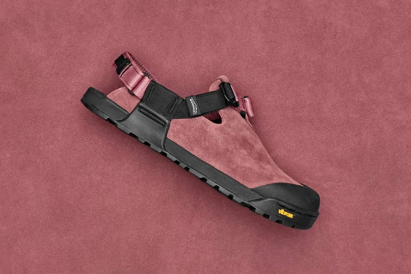 Сабо Bedrock Mountain Clog - Leather Suede — дикая роза, фото 4