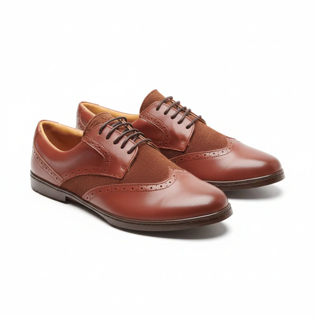 Мужские туфли ZAQQ BRIQ Brogue Antique Cognac (коньячный цвет), фото 1 из 16