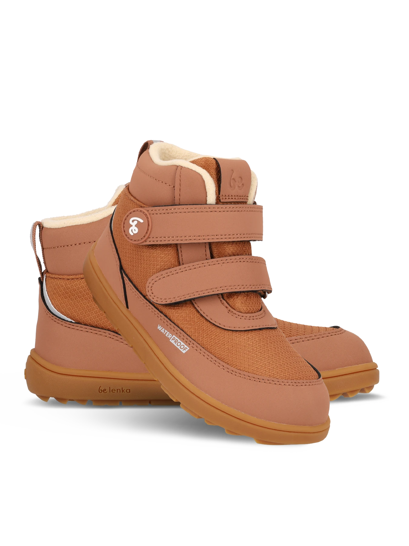 Детские босоногие ботинки Be Lenka Zippu Junior - коричневый, фото 3