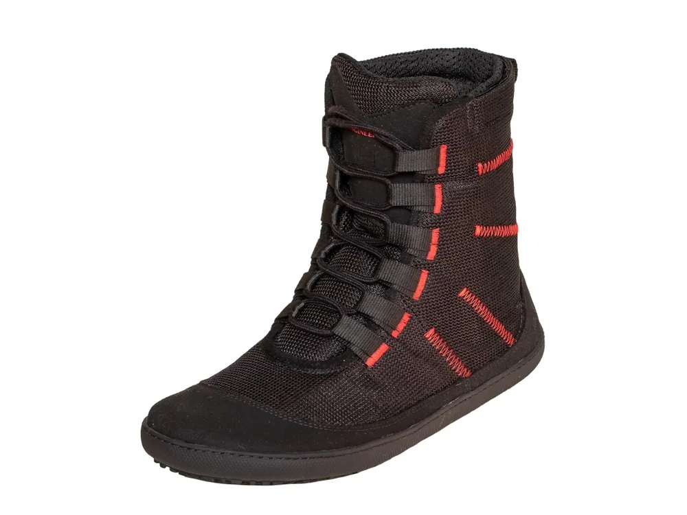 Ботинки Sole Runner Transition Vario 3 из чёрно-красной сетки, фото 3