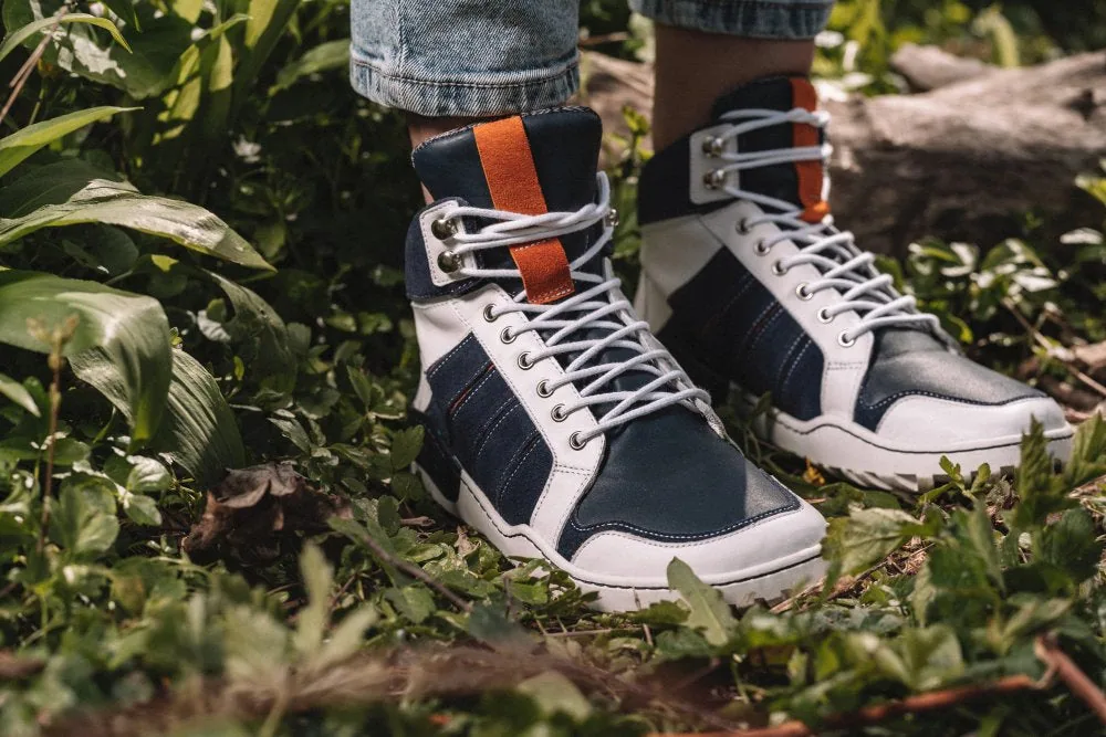 Женские ботинки ZAQQ MONTBLANQ Blue White Waterproof (белый цвет), фото 8