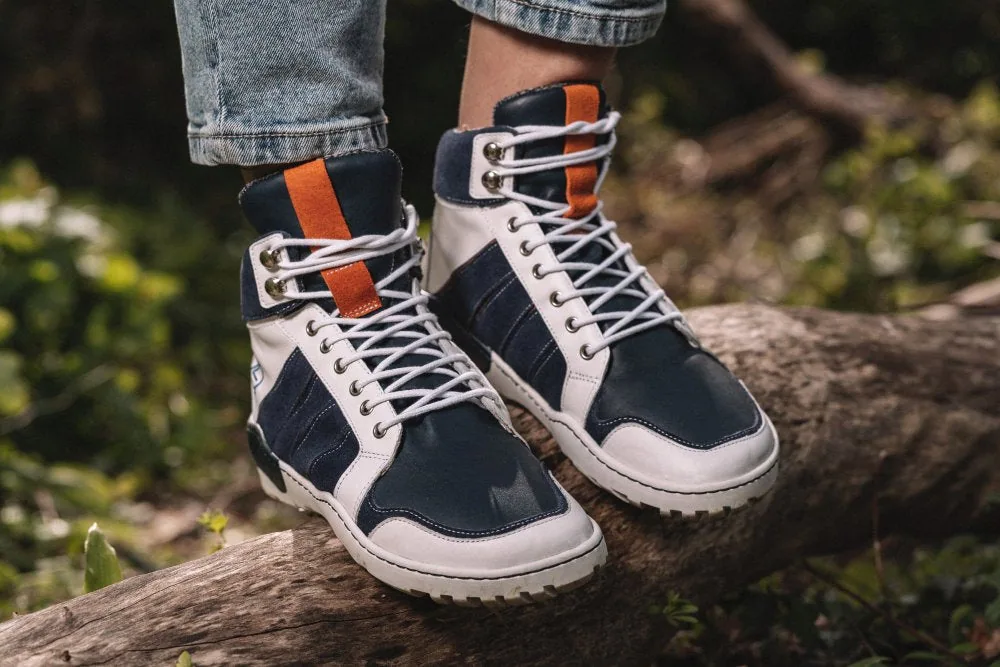 Женские ботинки ZAQQ MONTBLANQ Blue White Waterproof (белый цвет), фото 11