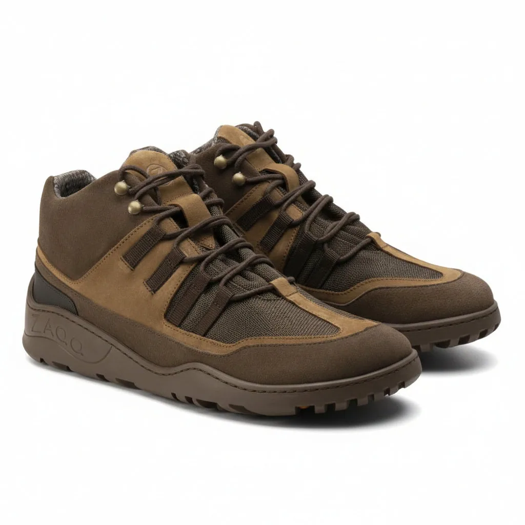Мужские ботинки ZAQQ ESQAPE Brown Waterproof — фото 1 из 12