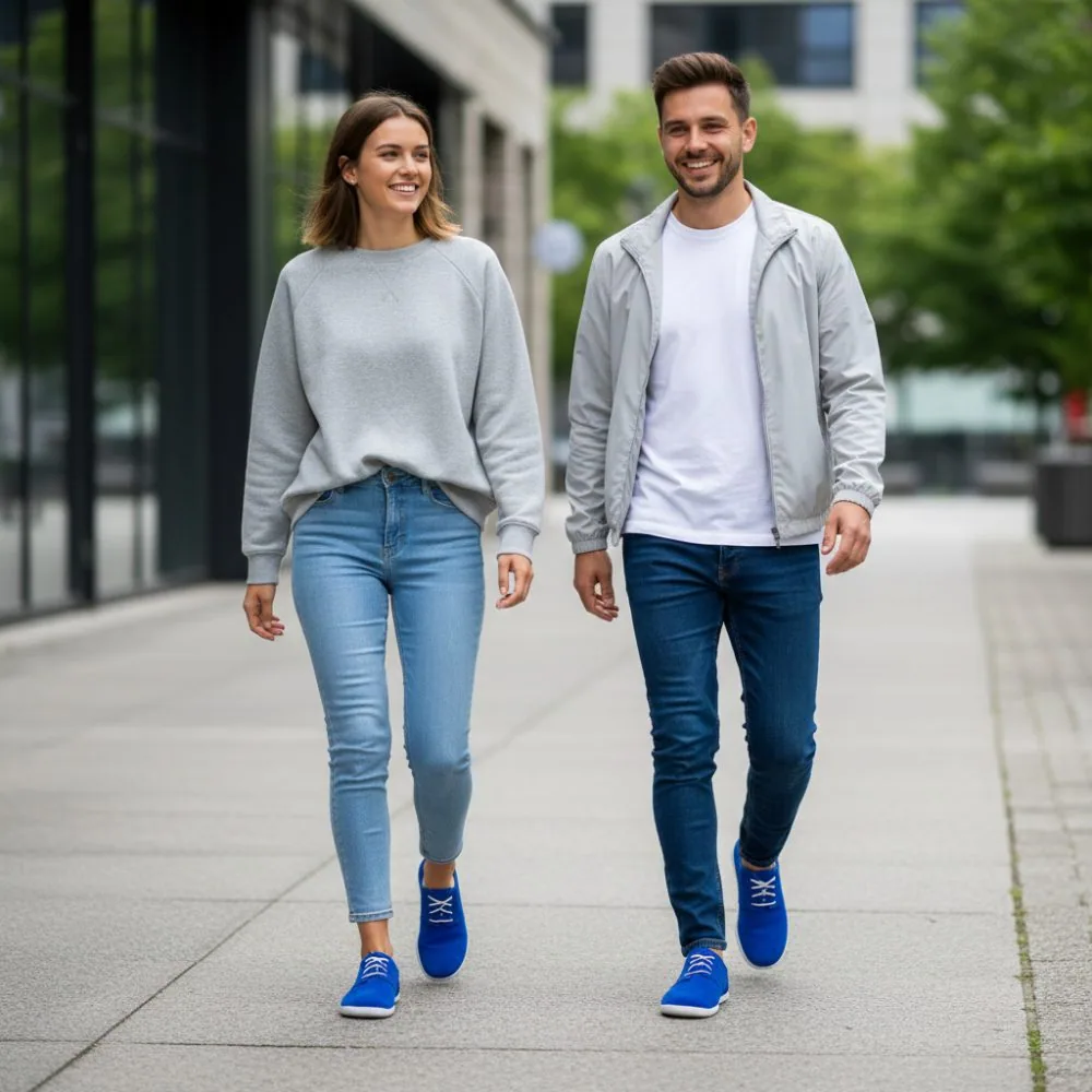 Кроссовки для женщин и мужчин ZAQQ PIQUANT Velours Cobalt, фото 4
