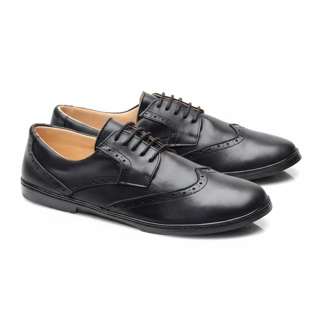 Мужские туфли ZAQQ BRIQ Brogue Black (чёрный цвет), фото 7