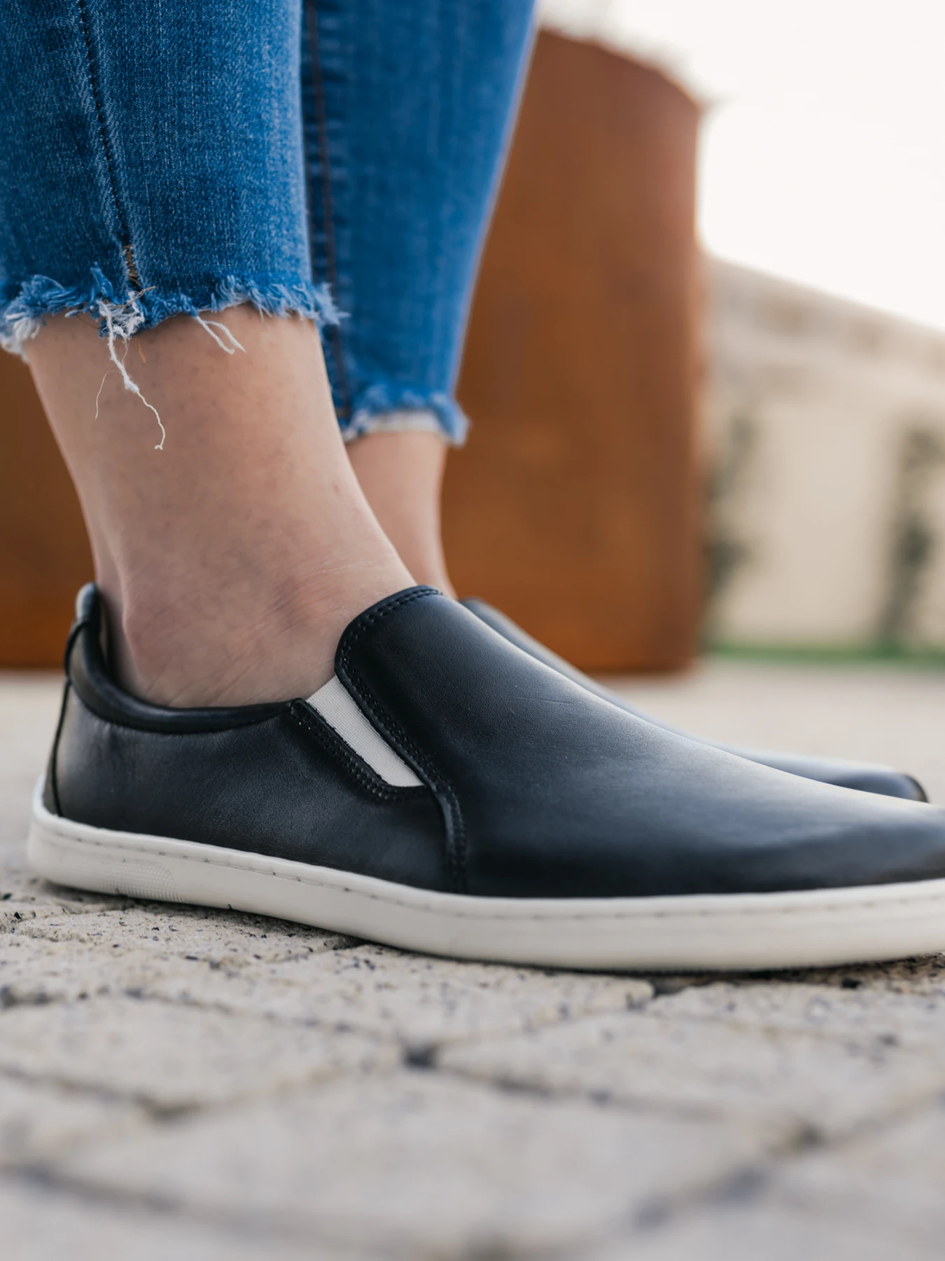 Босоногие кроссовки Be Lenka Eazy Neo - чёрный и белый, фото 4