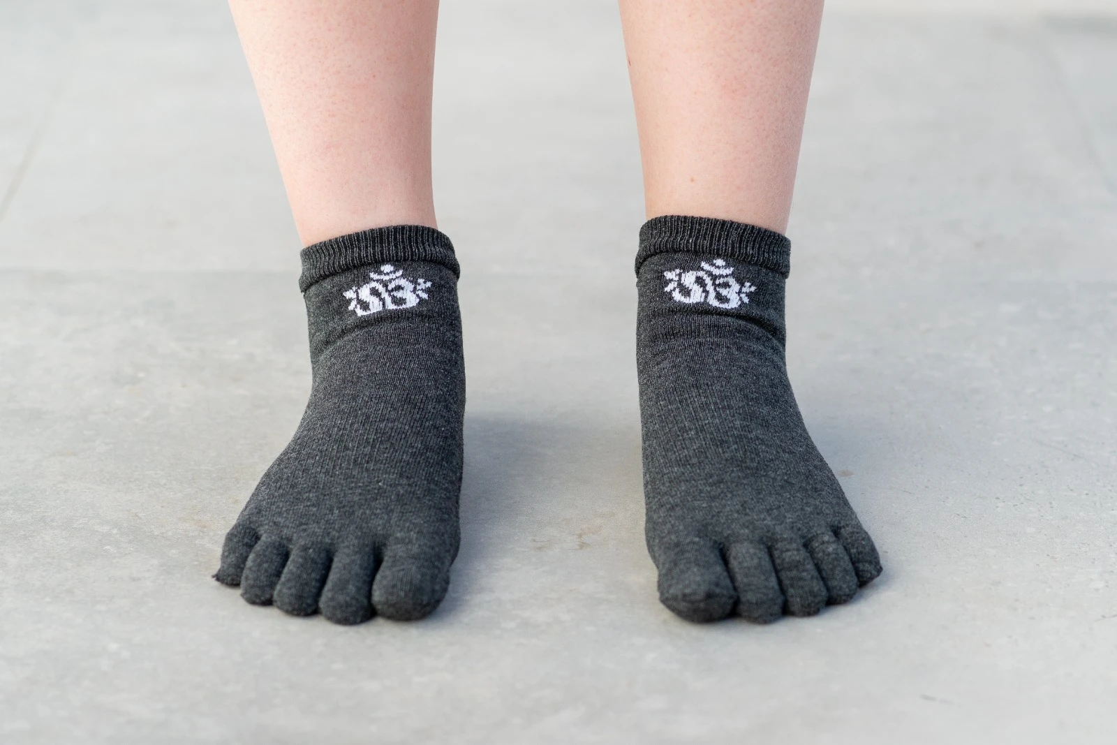 Носки с пальцами Sambas the Bambas из вискозы, антрацитовый, фото 3