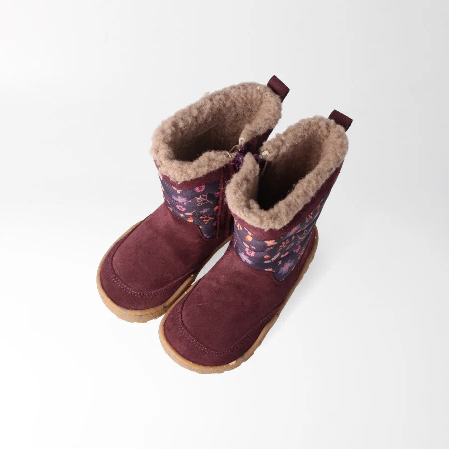 Зимние босоногие ботинки bLIFESTYLE alpakaSTYLE — ягодный, фото 6