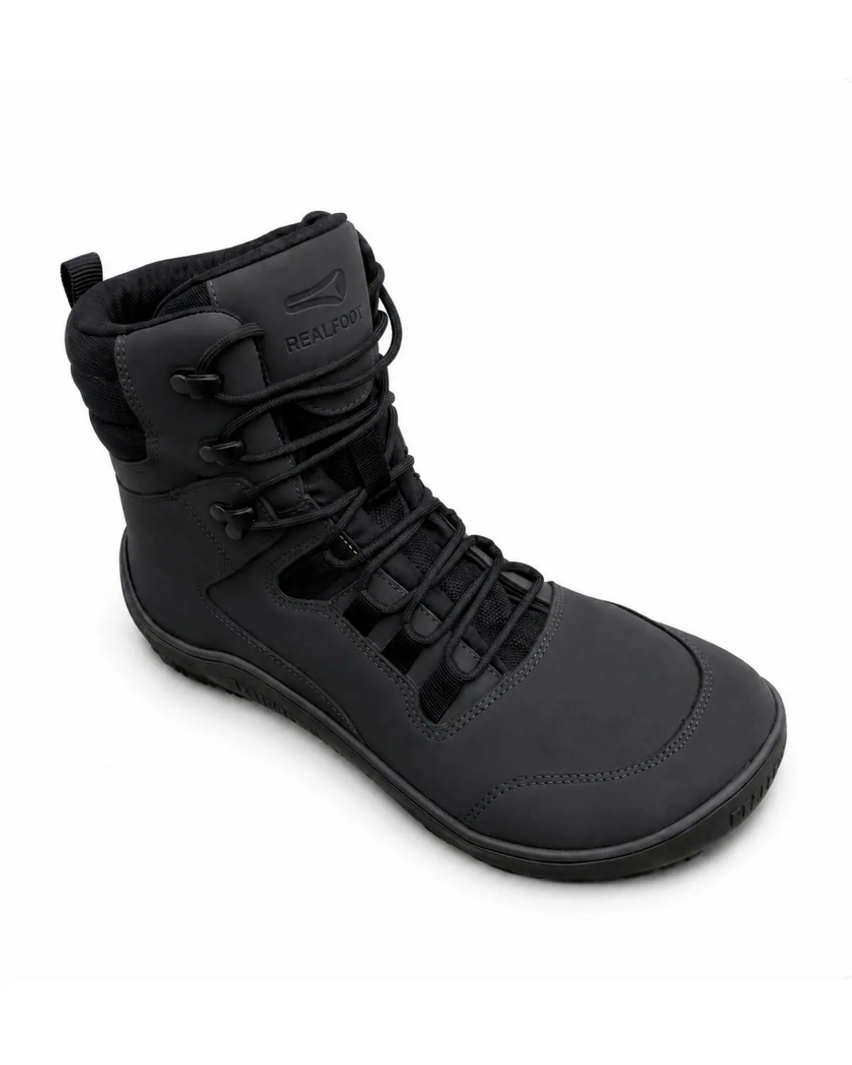 Босоногие ботинки Realfoot Trekker High 2.0 Black, фото 3