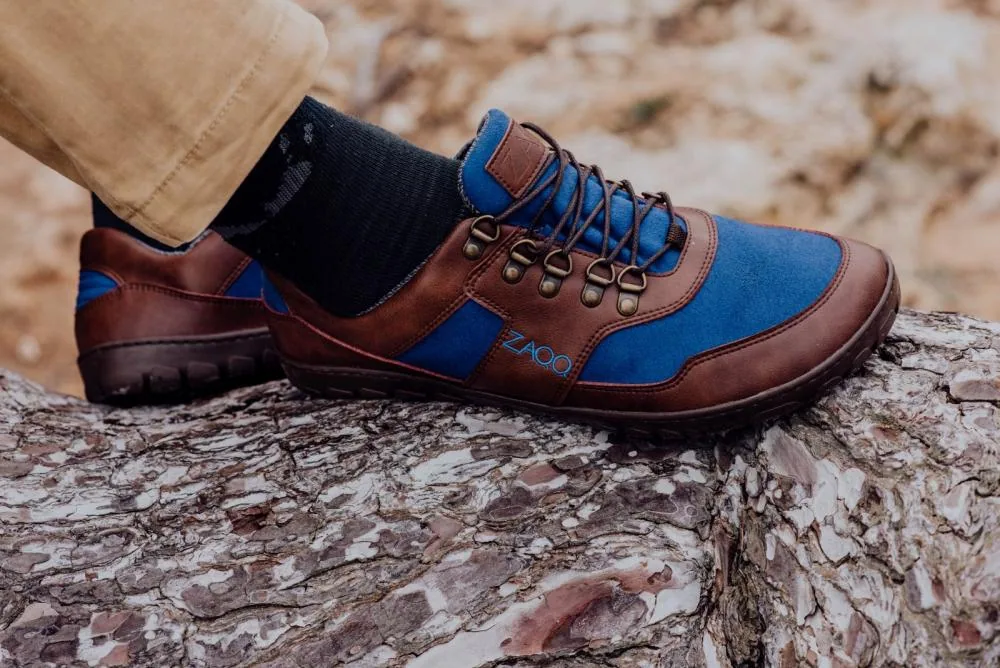 Кроссовки ZAQQ HIQE Low Brown Blue Waterproof, фото 14