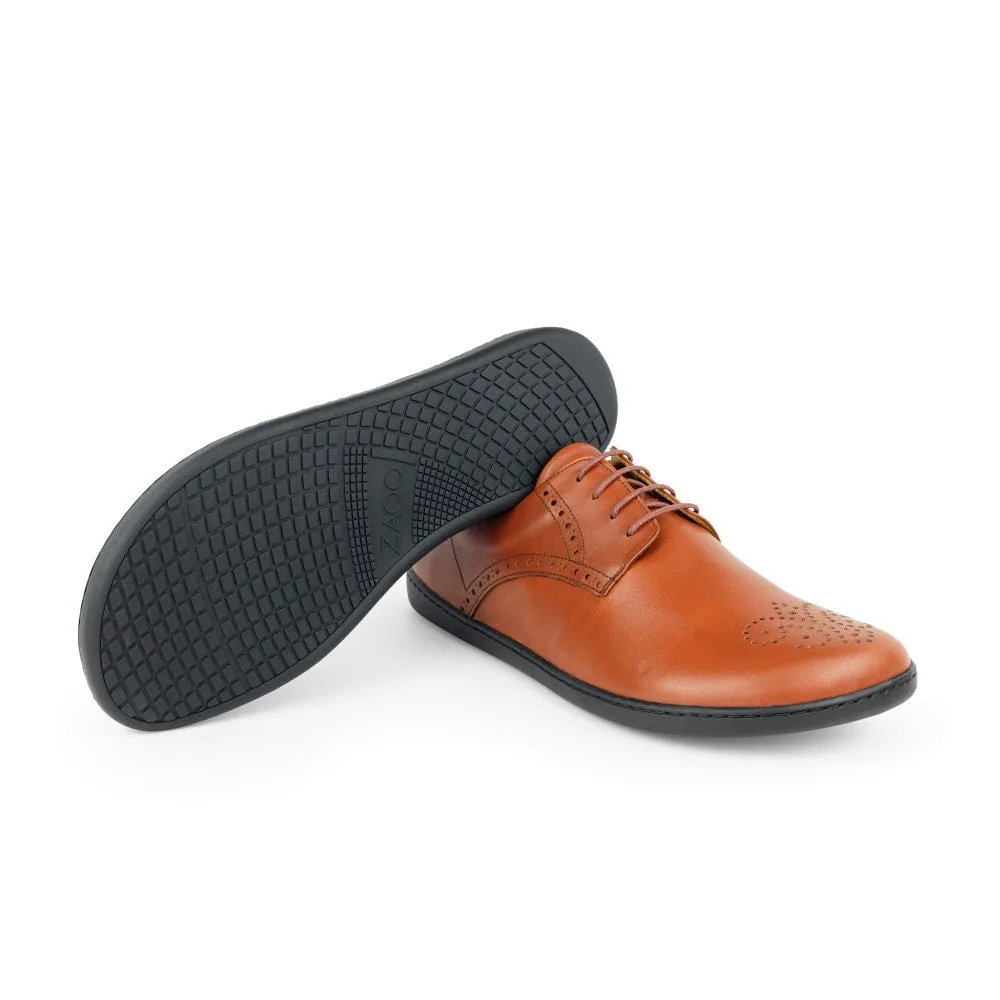 Туфли для женщин и мужчин ZAQQ PEAQ Brogue Cognac (коньячный цвет), фото 2