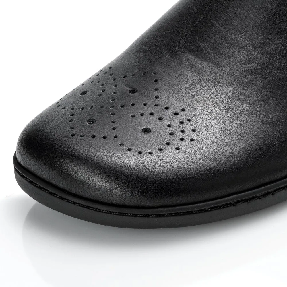 Ботинки для женщин и мужчин ZAQQ EQUITY Brogue Black (чёрный цвет), фото 4