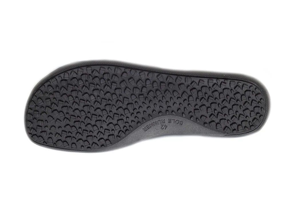 Зимние полуботинки Sole Runner Kari из чёрной гладкой кожи, фото 7