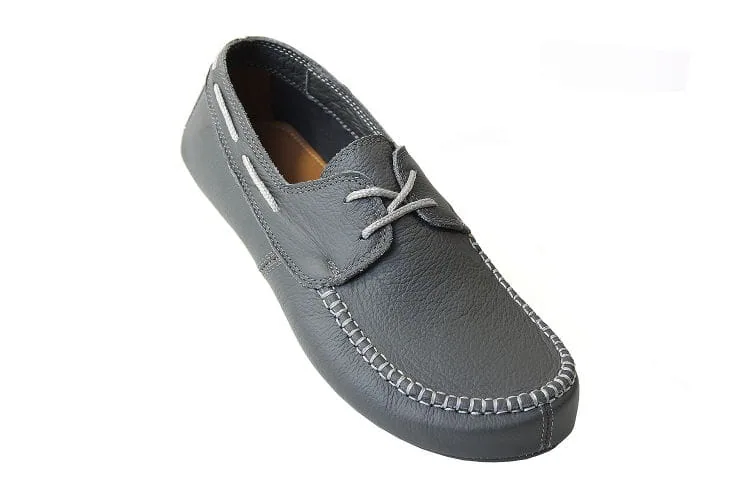 Босоногие топсайдеры Boat Shoes — серый, фото 9
