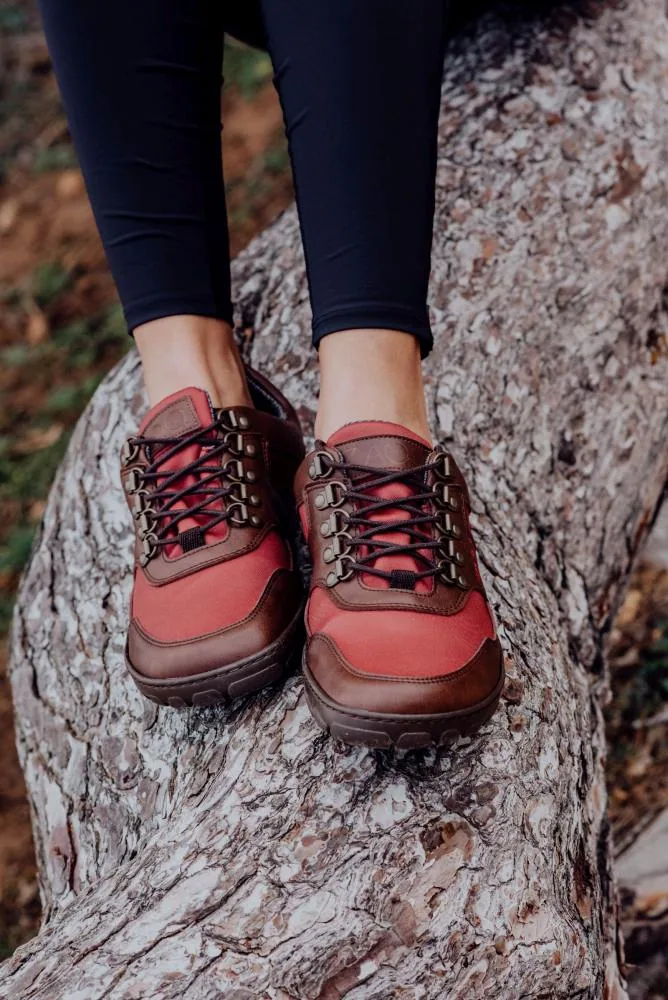 Кроссовки ZAQQ HIQE Low Vegan Camel Red Waterproof, фото 11