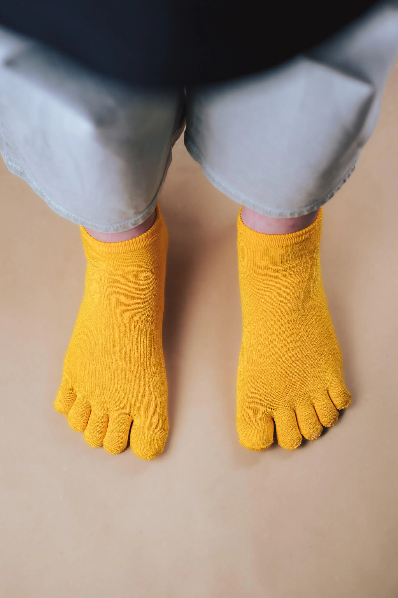 Носки с пальцами Sambas the Bambas из бамбука, жёлтый, фото 5