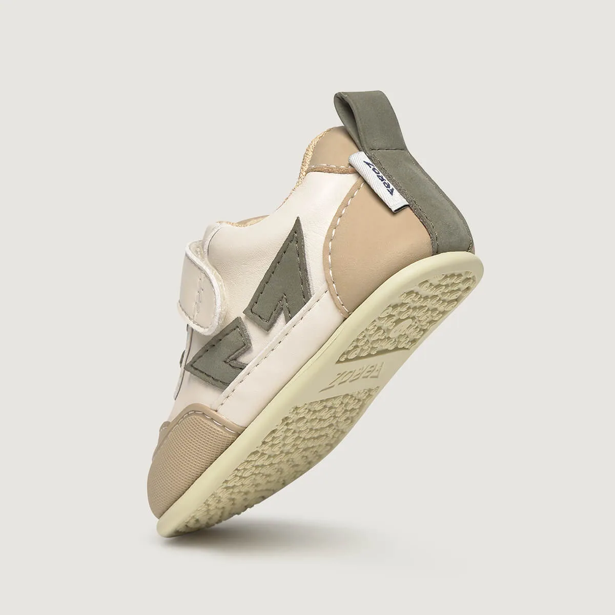 Обувь для малышей Zapato Feroz «Faura Feroz» — серо-бежевый (Piedra) и хаки, фото 3