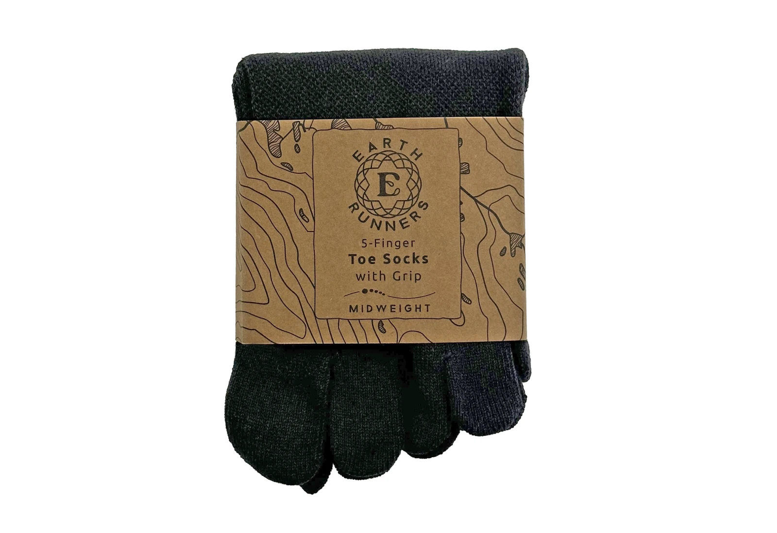 Носки Earth Runners Toe Socks with Grip, фото 3