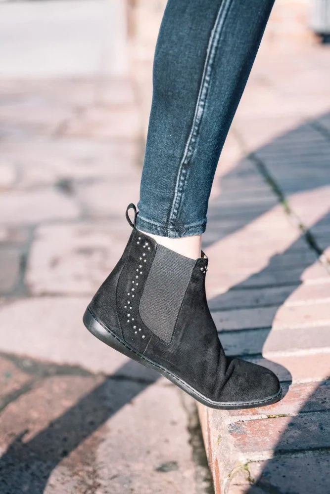 Женские ботинки ZAQQ SPARQLE Shine Velours Black (чёрный цвет), фото 9