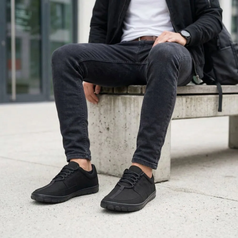 Кроссовки для женщин и мужчин ZAQQ JAQ Vegan Black (чёрный цвет), фото 14
