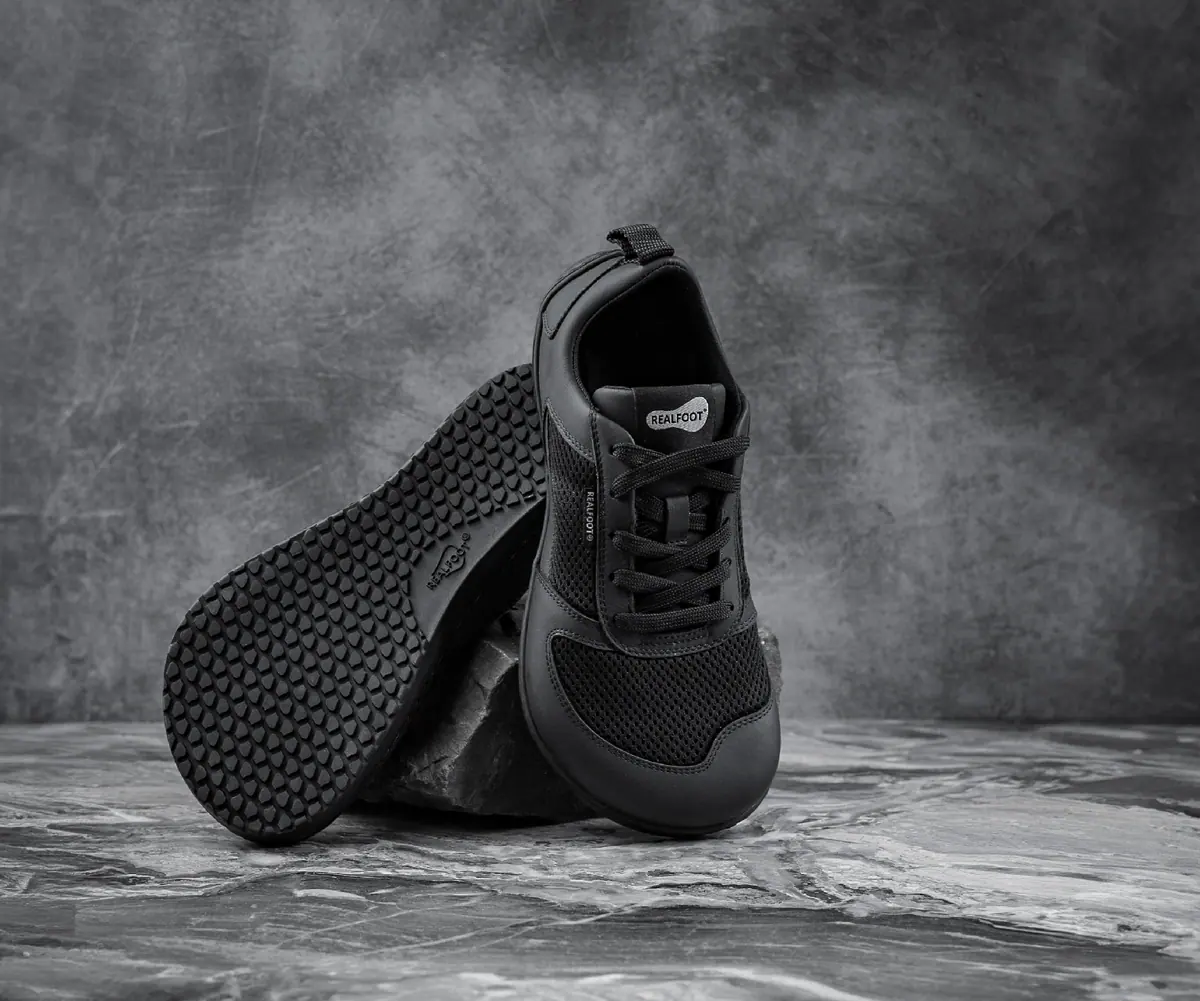 Босоногие кроссовки Realfoot Natural Runner 2 All Black, фото 10