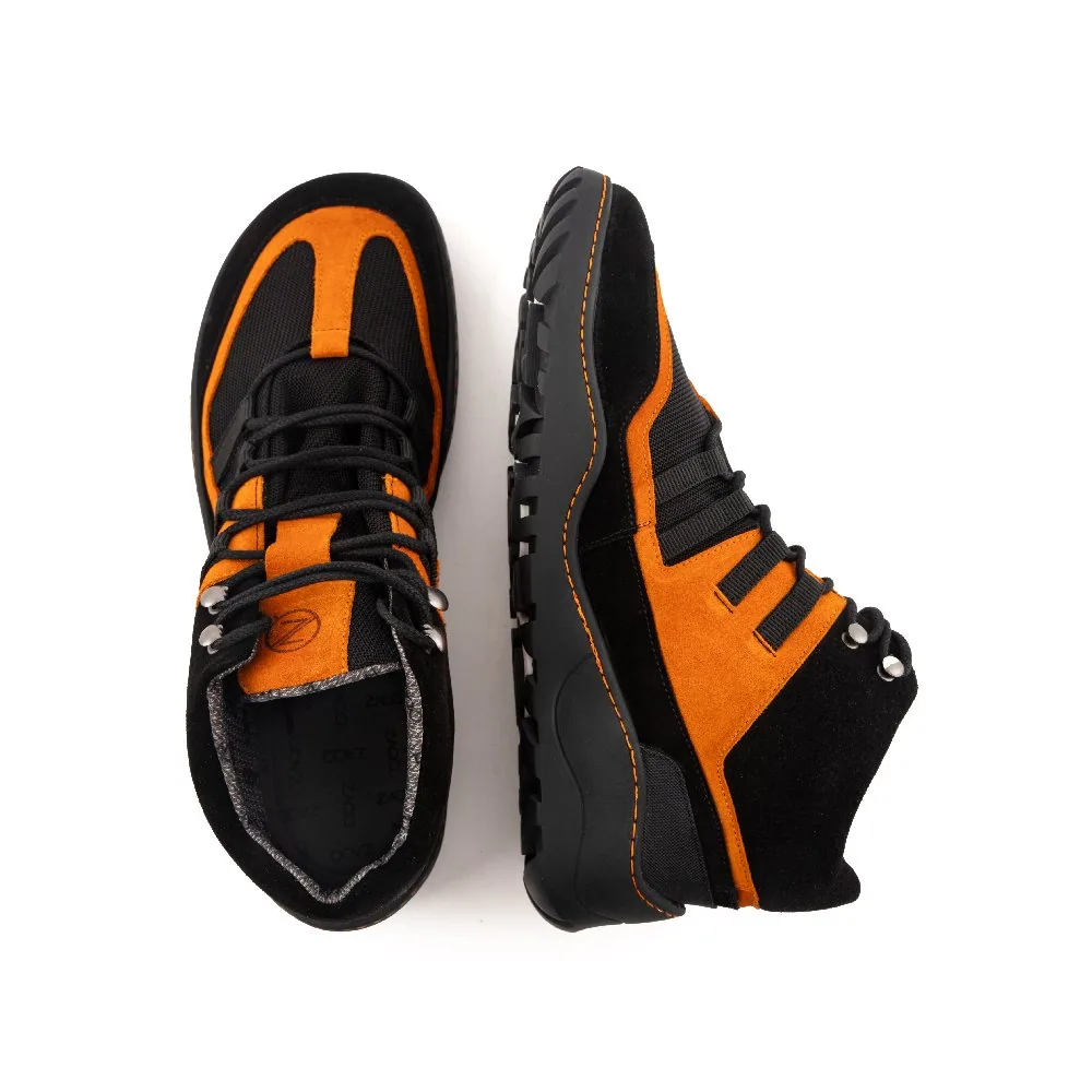 Женские ботинки ZAQQ SQOUT Black Orange Waterproof (оранжевый цвет), фото 3