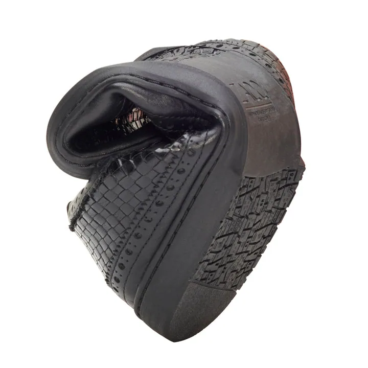 Мужские туфли ZAQQ BRIQ Brogue Tresse Black (чёрный цвет), фото 4