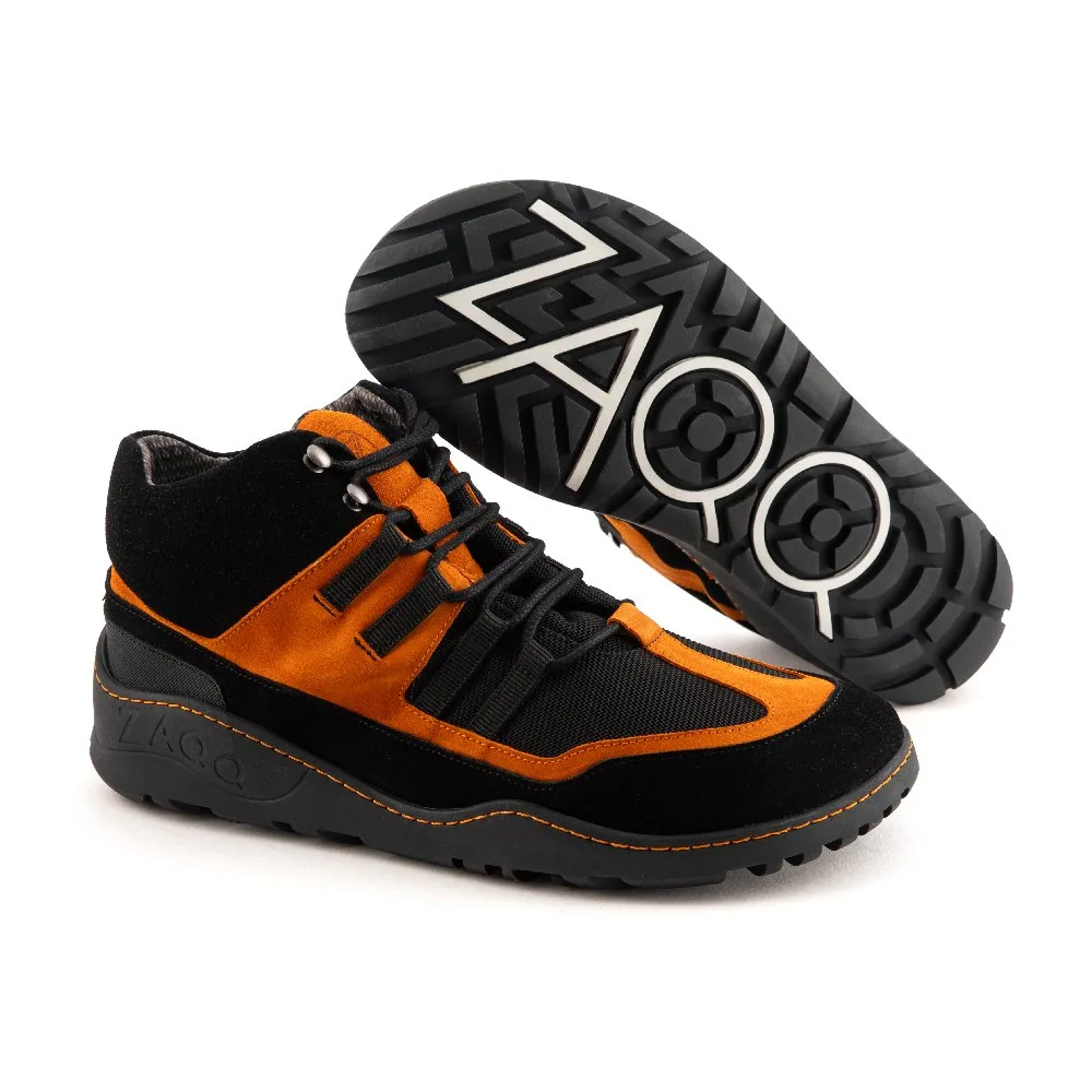 Женские ботинки ZAQQ SQOUT Black Orange Waterproof (оранжевый цвет), фото 2
