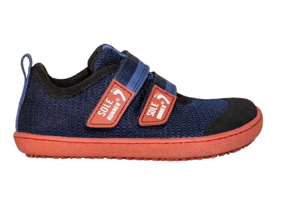 Детские кроссовки Sole Runner Puck 4, тёмно-синие с оранжевым, фото 6