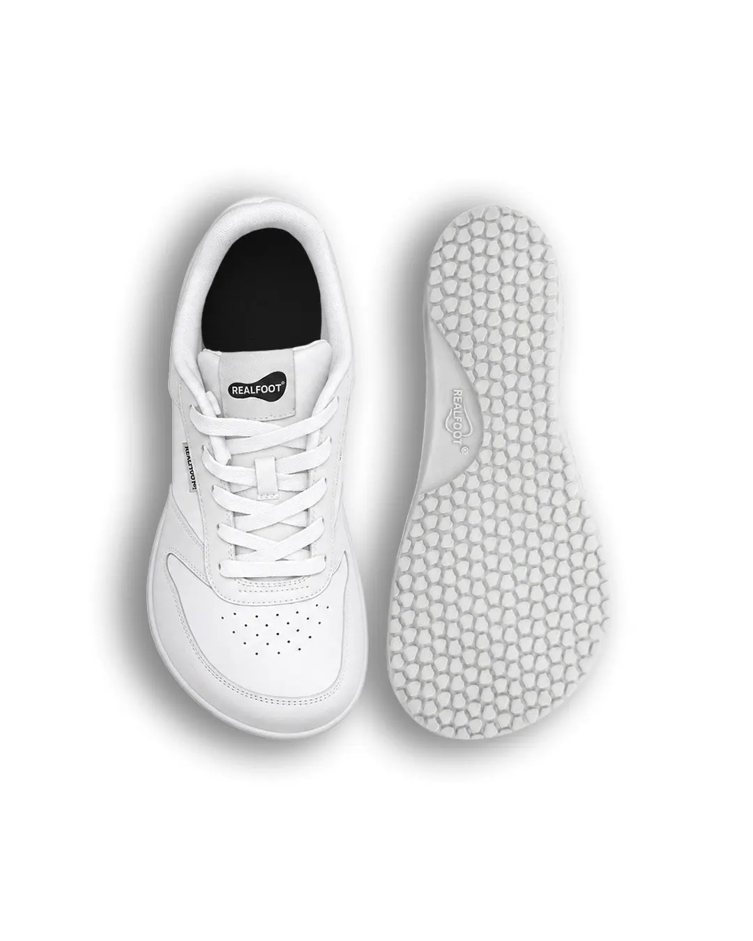 Босоногие кроссовки Realfoot Pulse All White, фото 4
