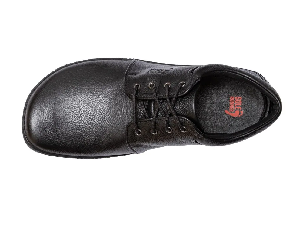 Полуботинки Sole Runner Metis 2 из чёрной кожи, фото 3