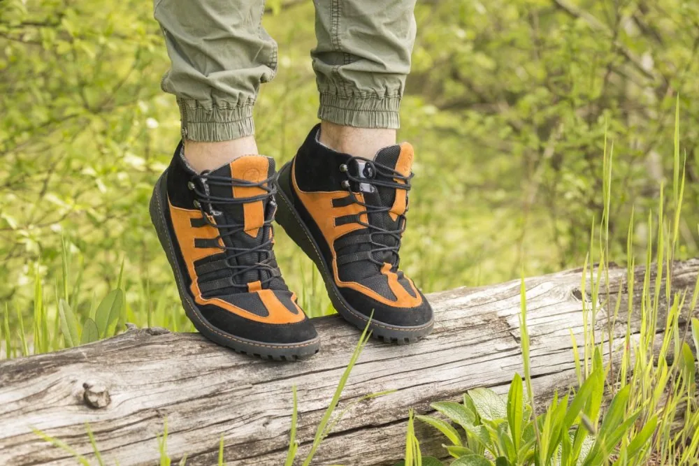 Мужские ботинки ZAQQ ESQAPE Black Orange Waterproof, фото 11