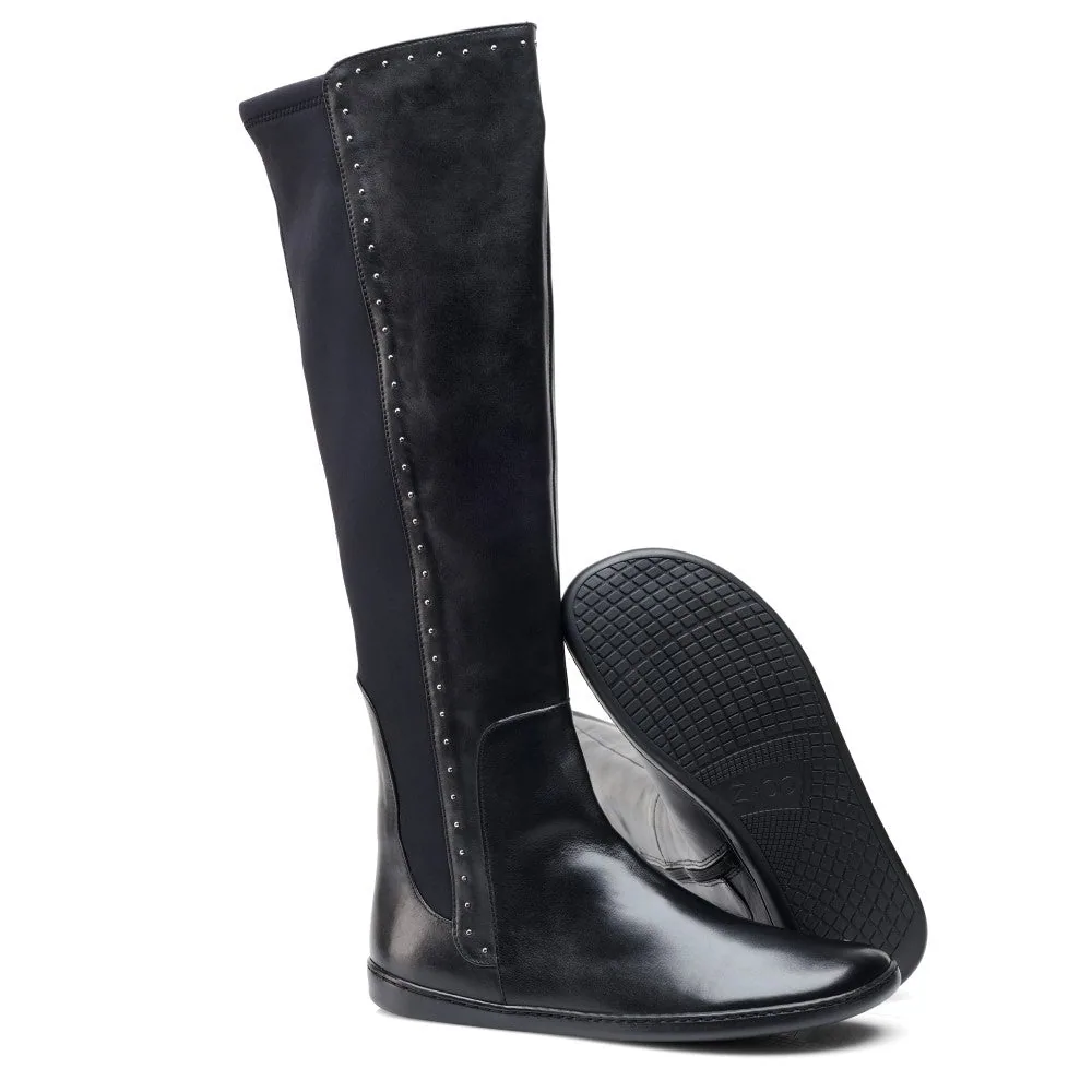 Женские ботинки ZAQQ QATCH SHINE Nappa Black (чёрный цвет), фото 2