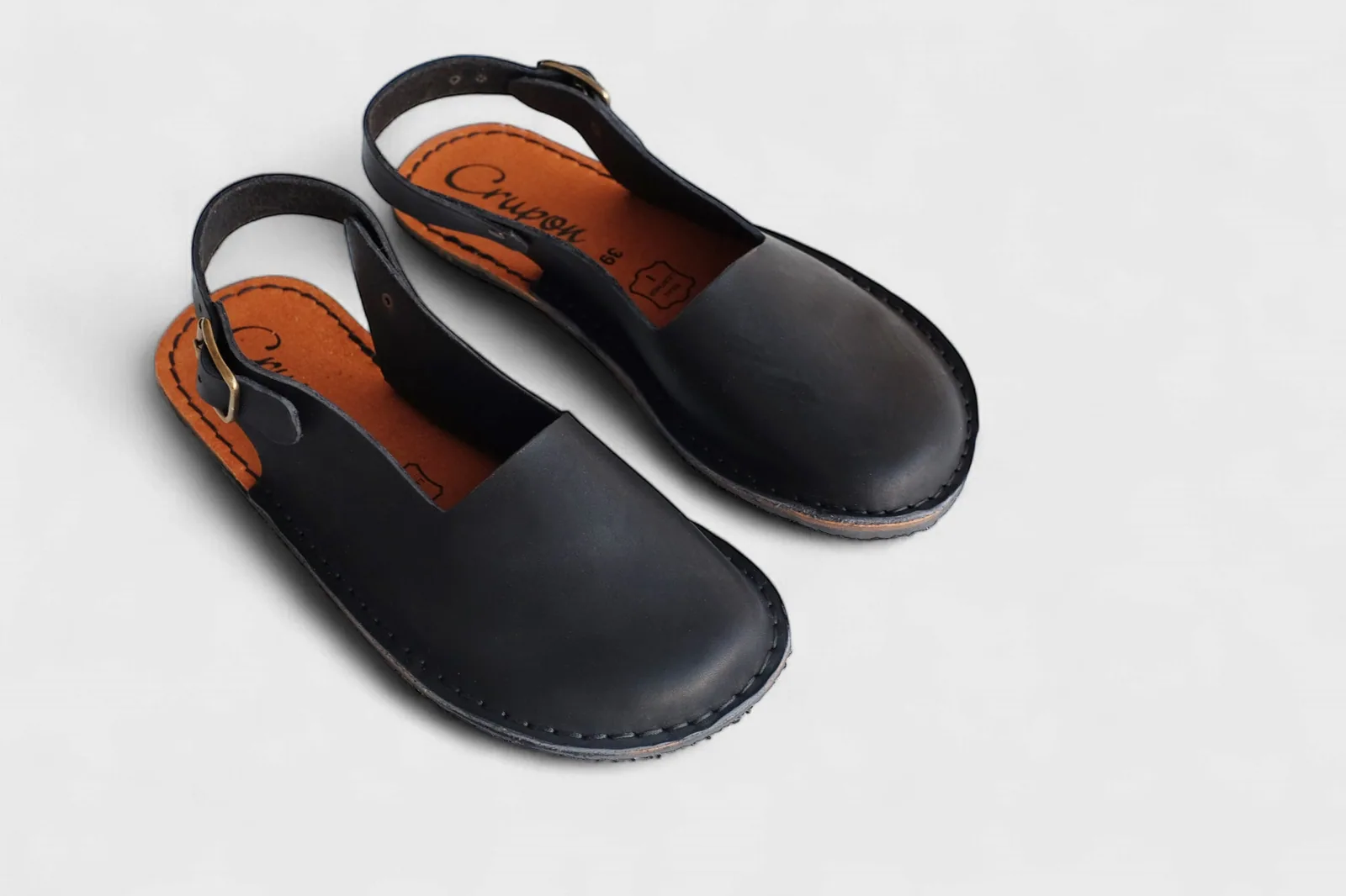 Босоногие сандалии Crupon Olive — чёрный, фото 11