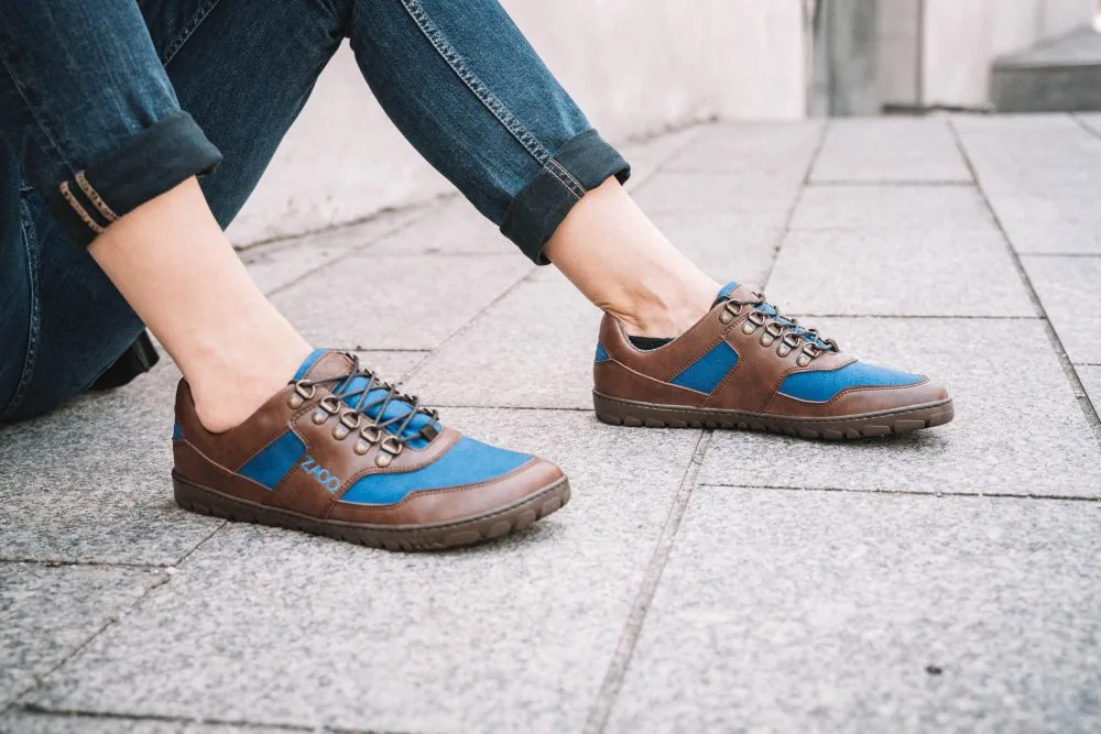 Кроссовки ZAQQ HIQE Low Brown Blue Waterproof, фото 6