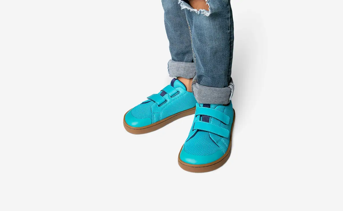 Детские босоногие кроссовки Feelgrounds Original Mesh Kids — голубой, фото 6