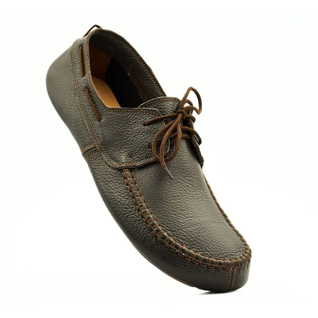 Босоногие топсайдеры Boat Shoes — тёмно-коричневый, фото 3