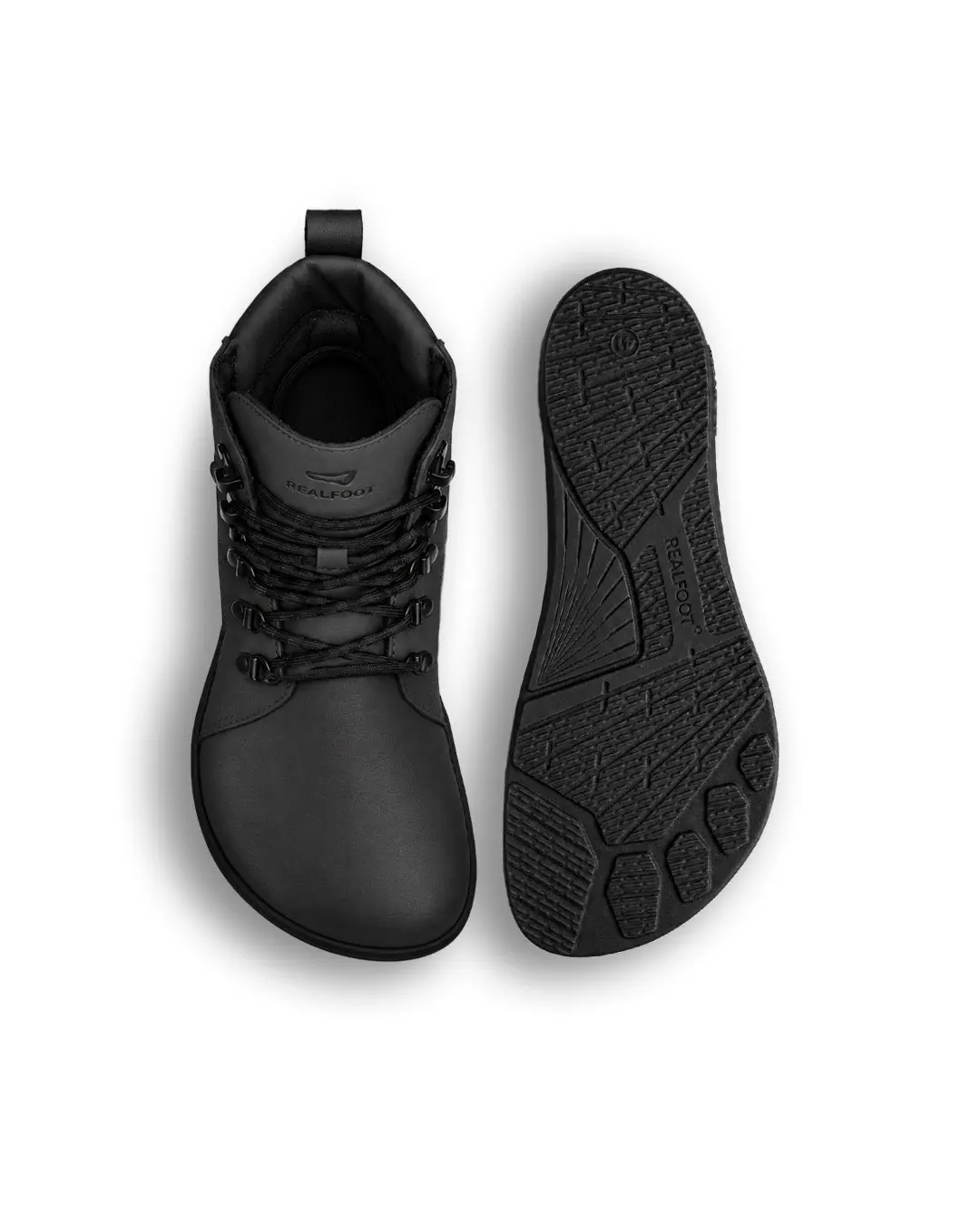 Босоногие ботинки Realfoot Farmer Spring/Fall CityGrip Black, фото 6
