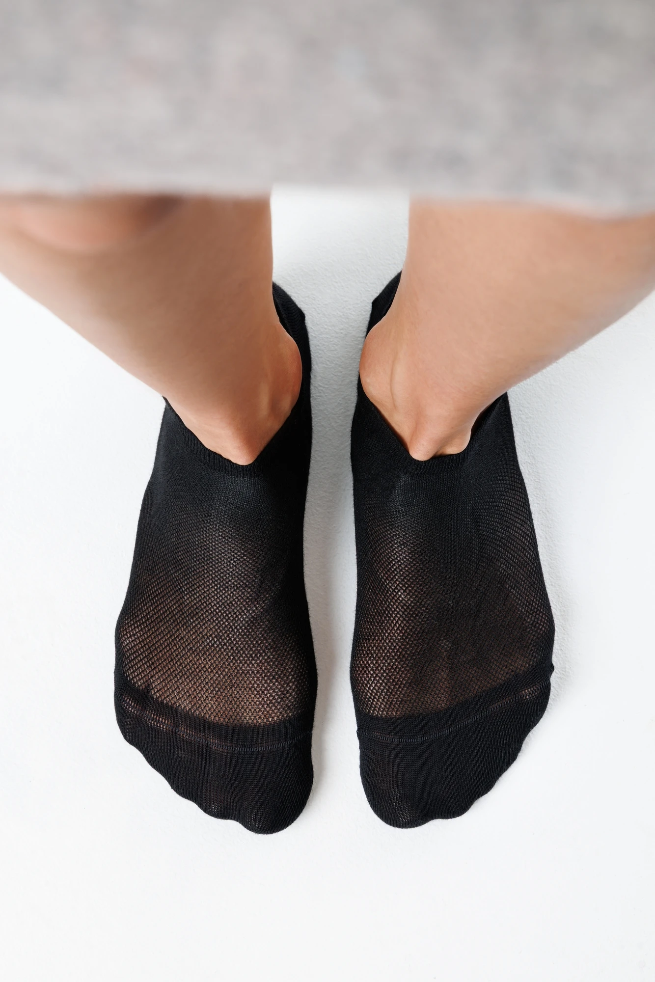 Носки-следки Shapen Barefoot SMESH Black (2 пары) (Чёрный), фото 4